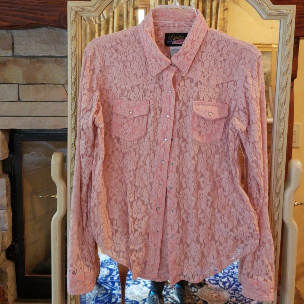US Western lace shirt.